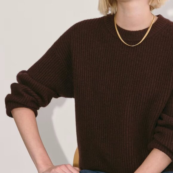 The Cocoon Crew in Wool Cashmere - Picture 4 of 10